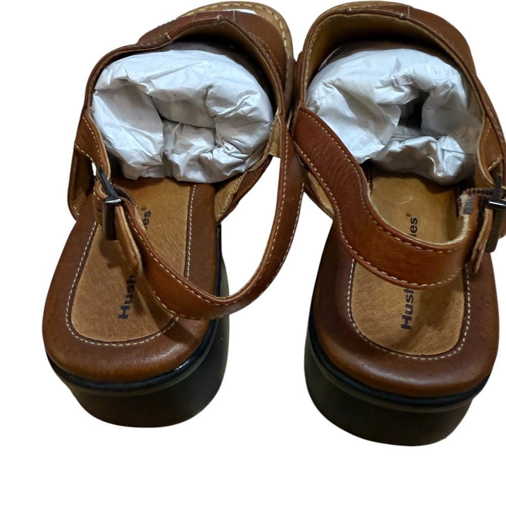 Hush Puppies Brown Leather Sandals - Picture 7 of 13
